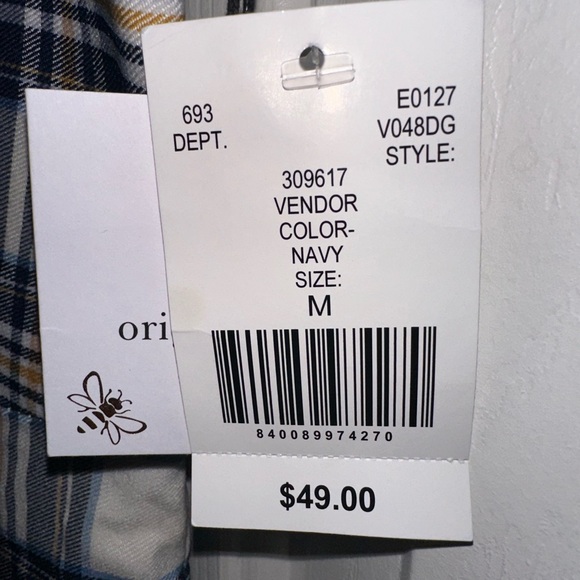 Originality Plaid Mini Dress Size Medium Adjustable Straps Zip Back NWT - Picture 5 of 10